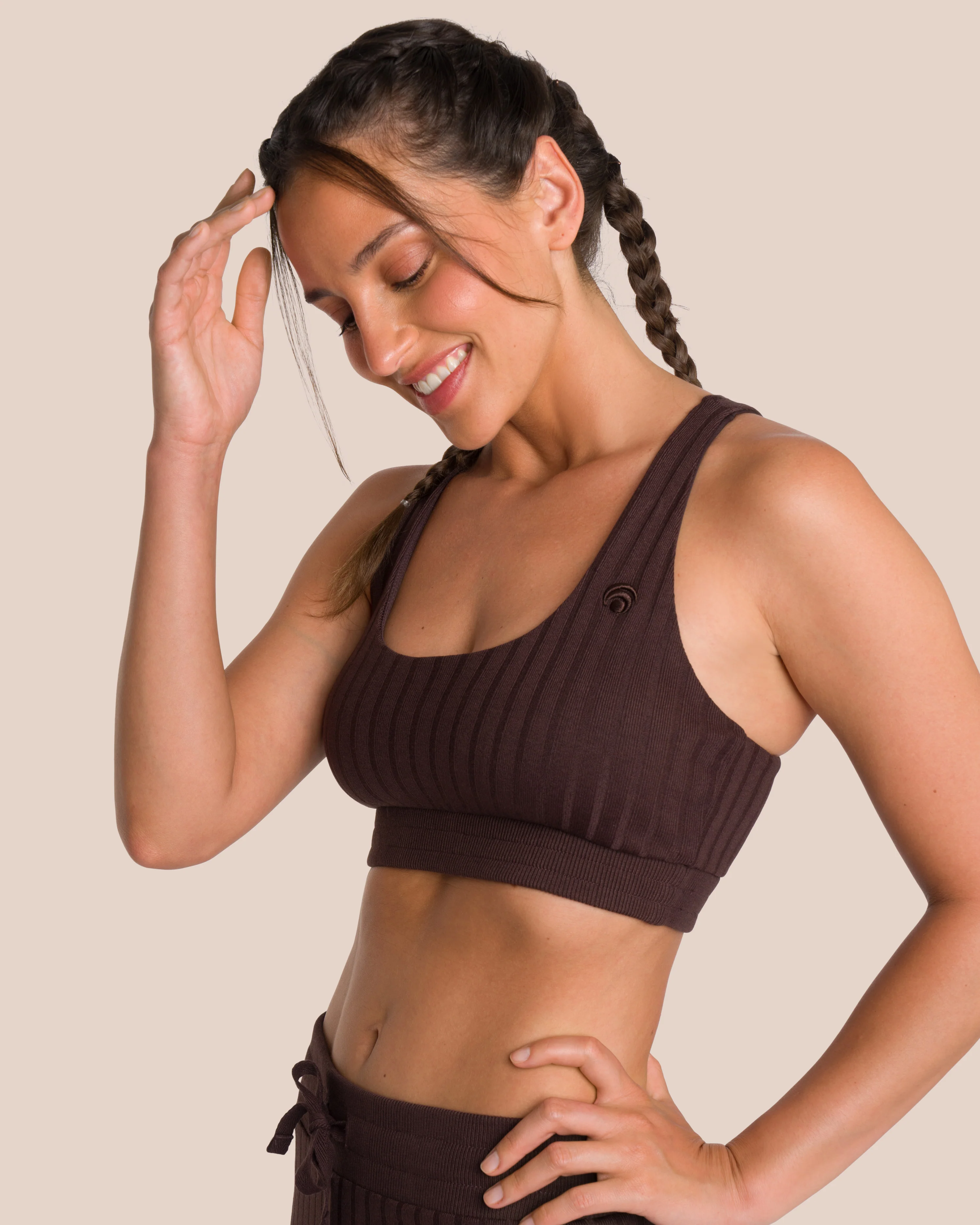 Aurelia Knit Set Petite - Dark Oak - Image 7