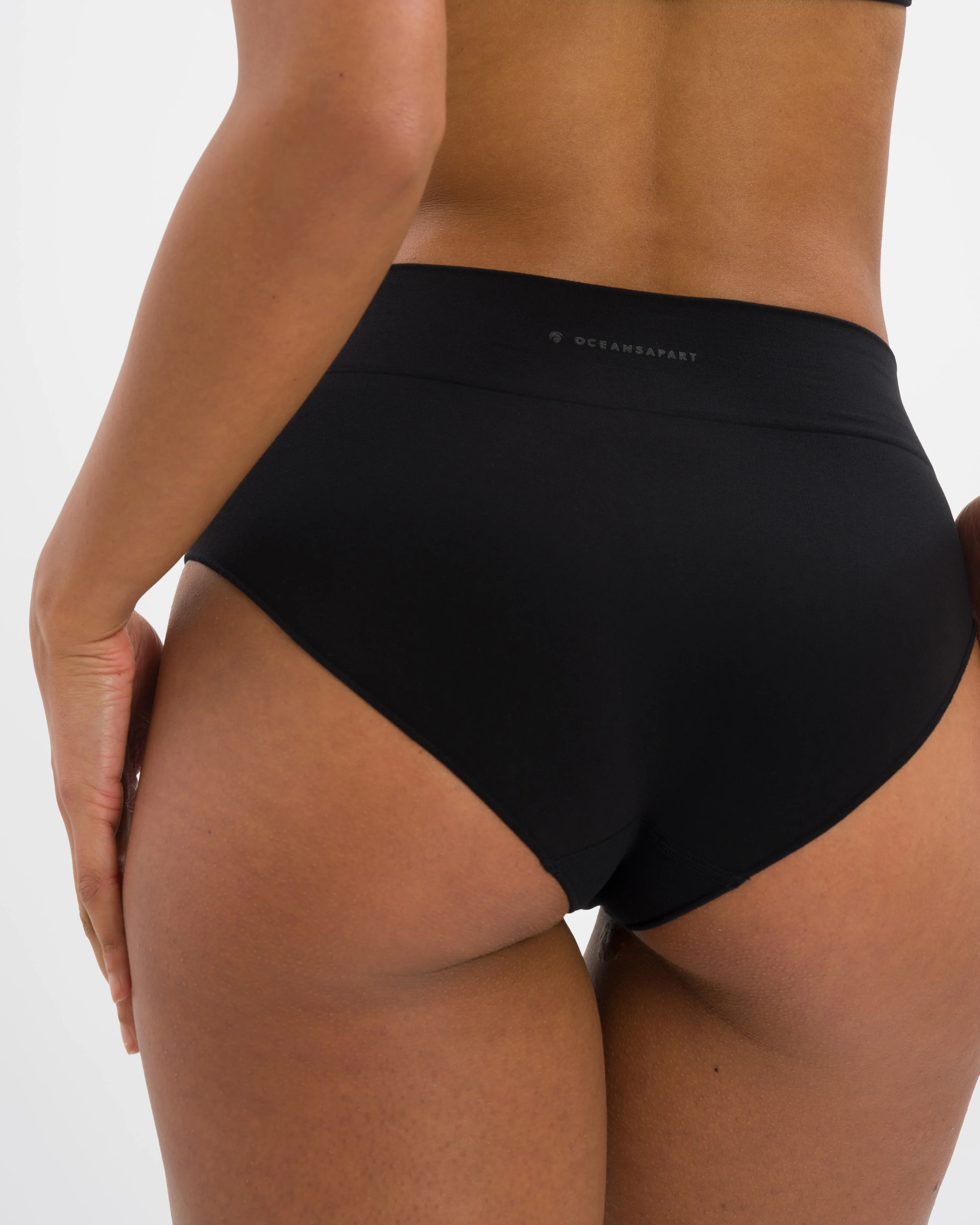 Cloudy Pantie Set - Black - Image 5