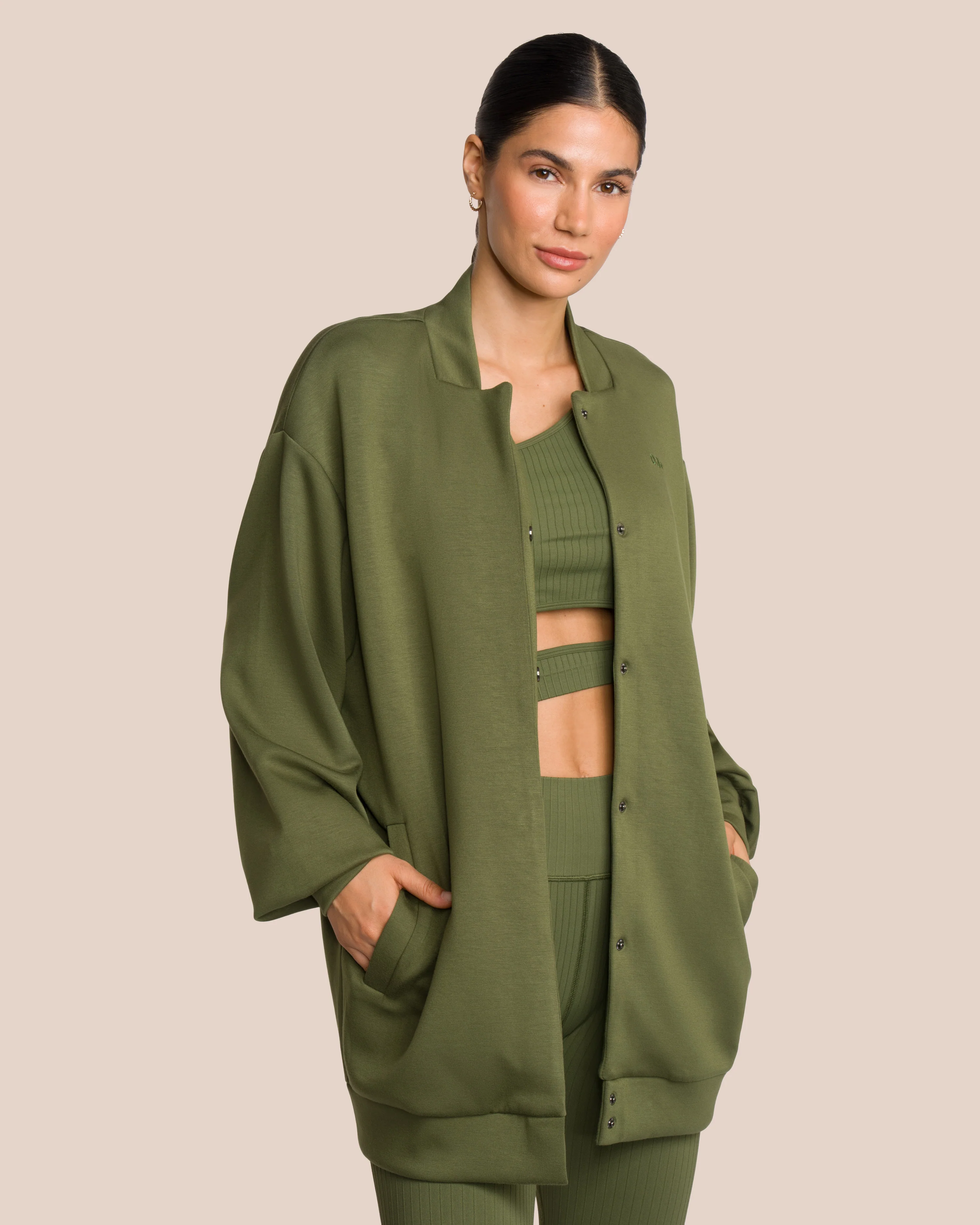 Elodie Long Bomber - Image 6