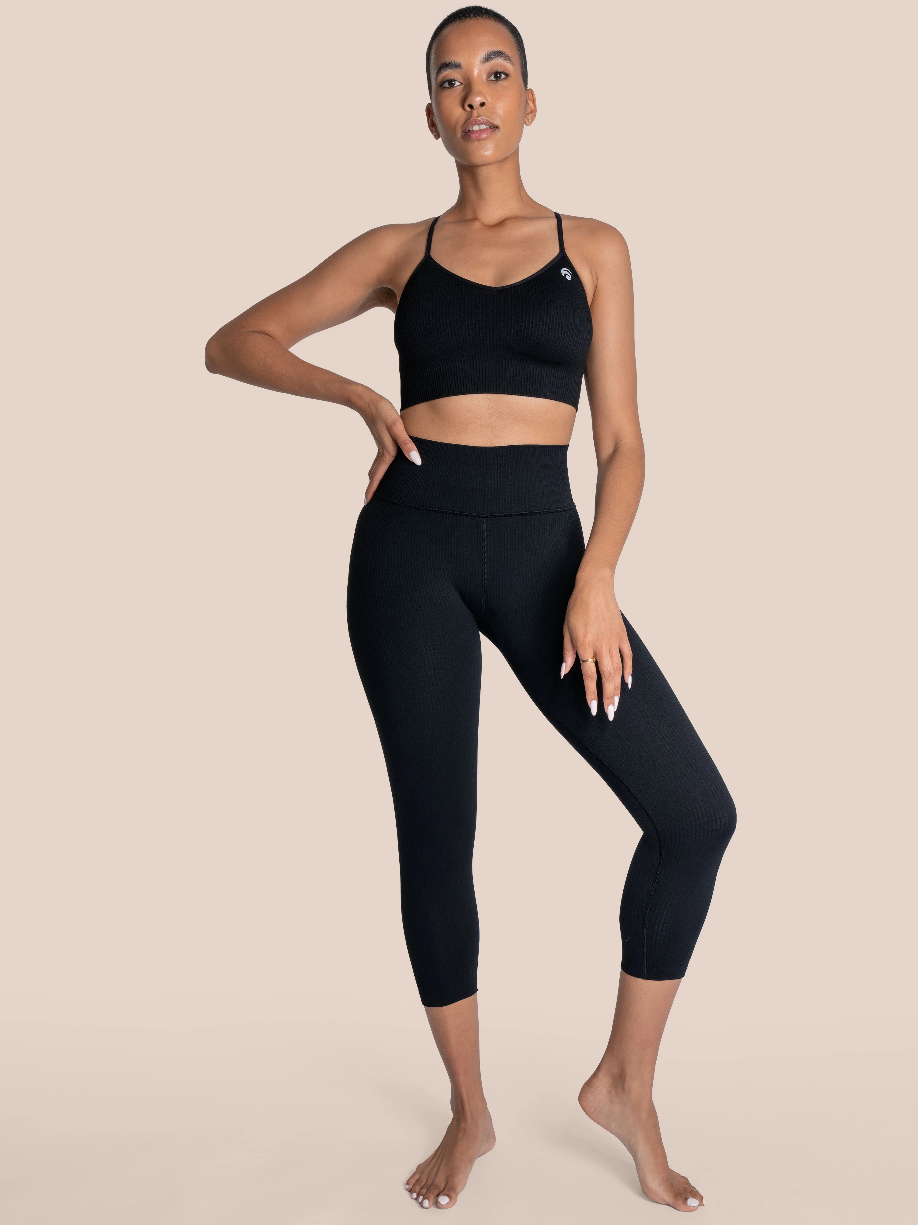 Maya Capri Set - Black - Image 2
