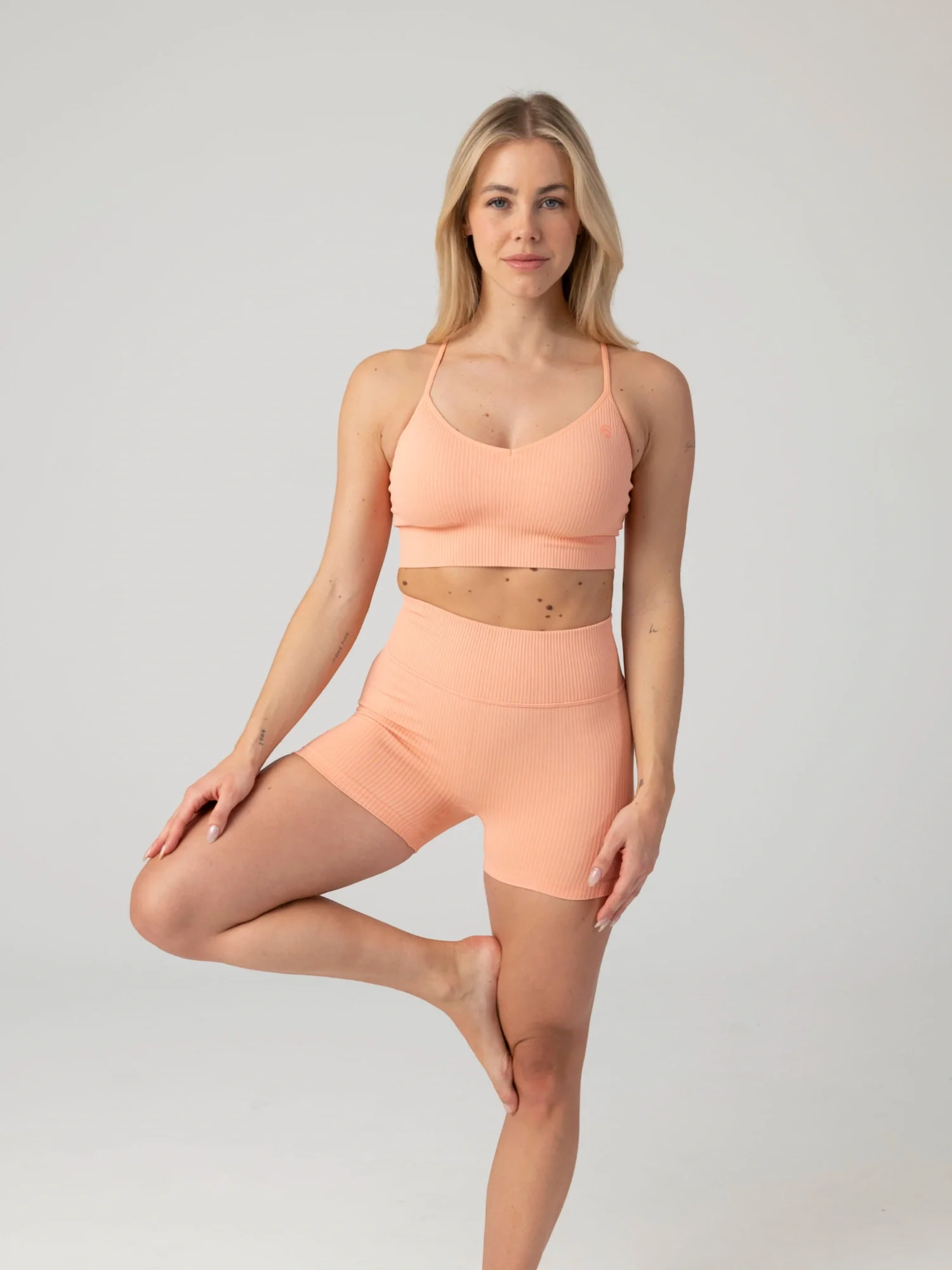 Maya Hotpant Set - Peach Blush - Image 6