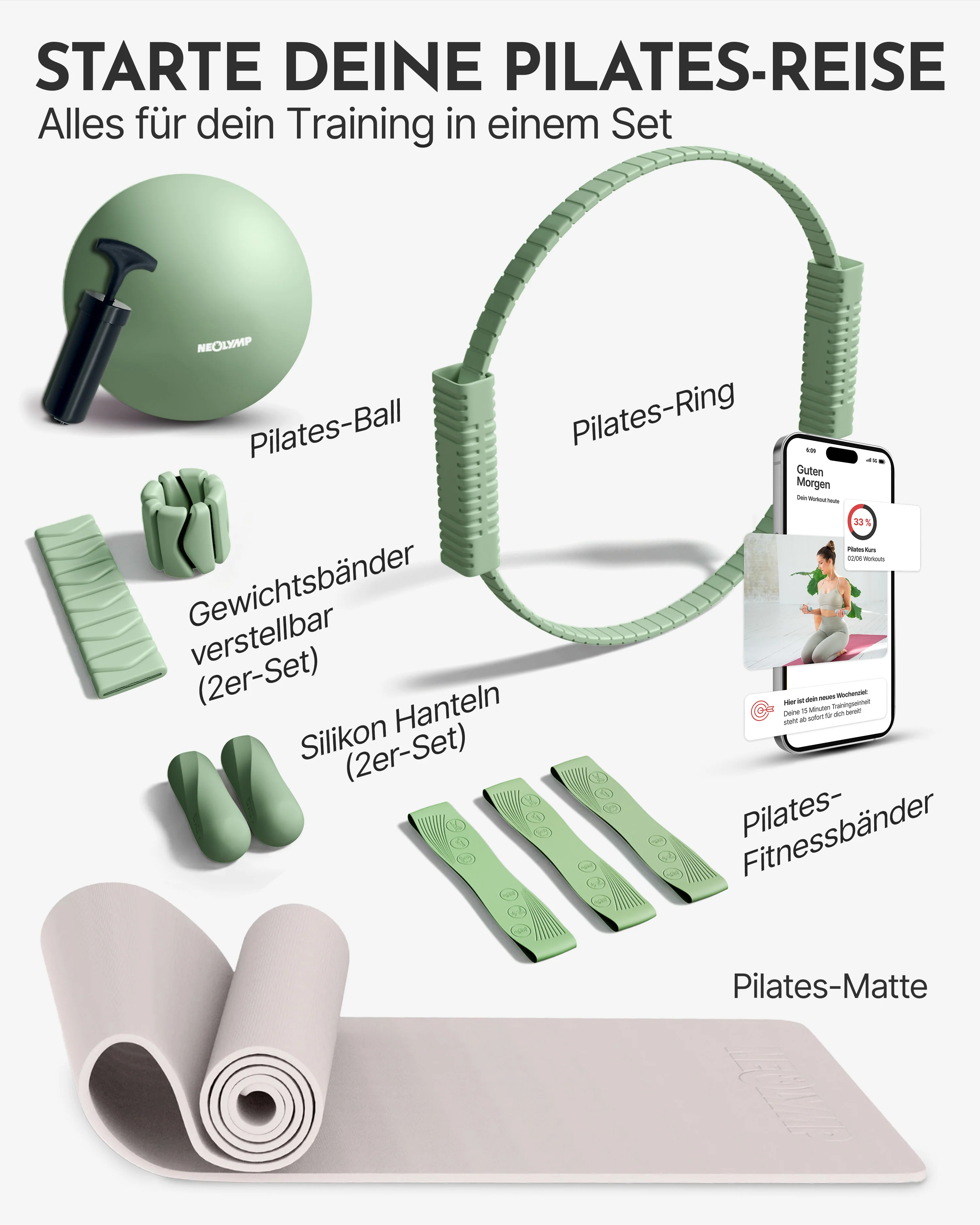 Premium Pilates Complete Set with Gift Box - Image 13