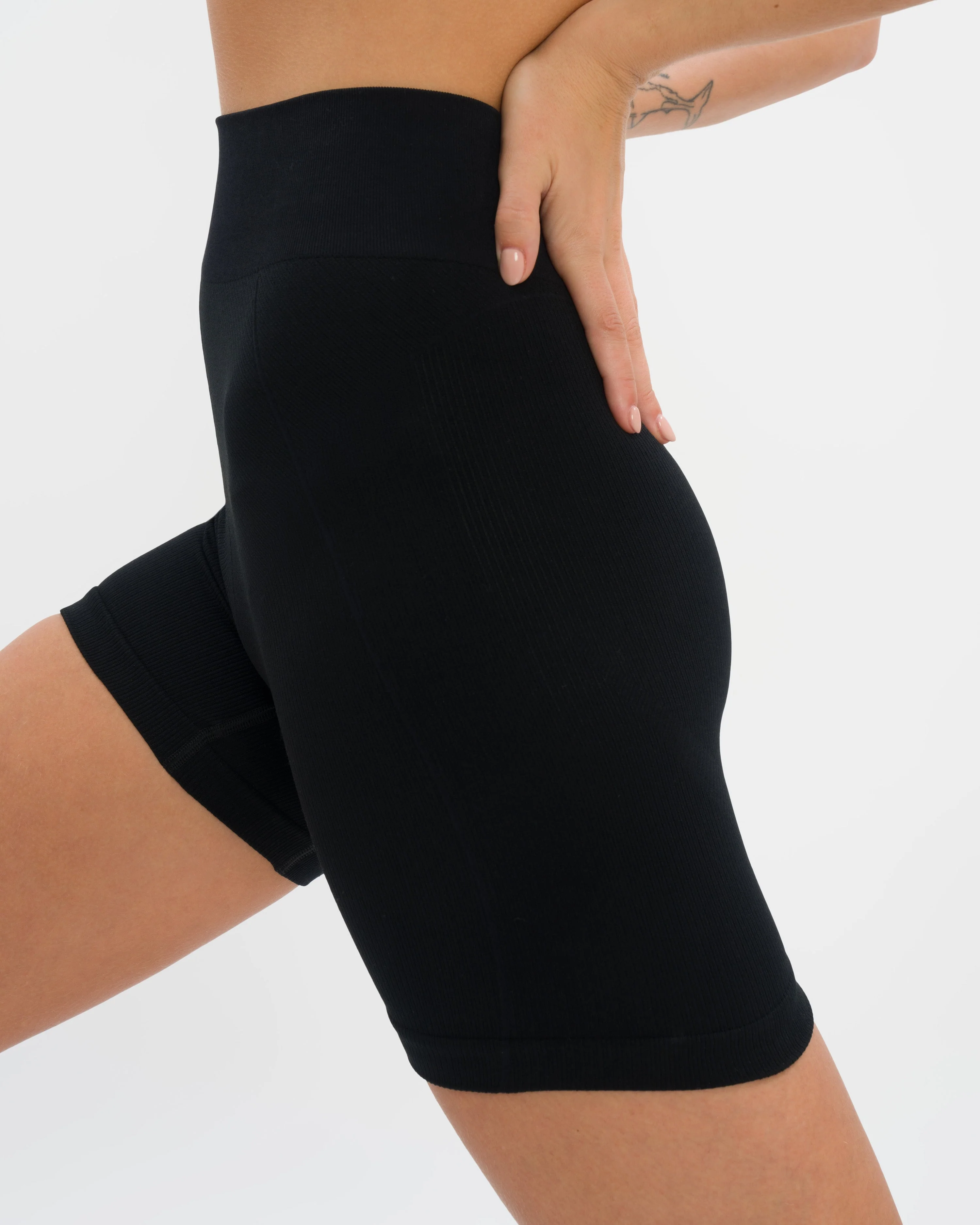 Serena Hotpant Set - Black - Image 4